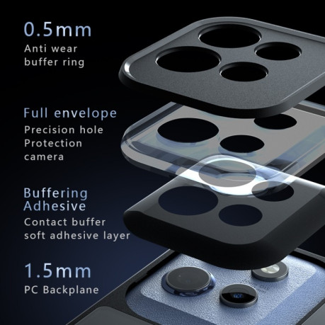 Противоударный чехол Armor Precise Hole PC Hybrid TPU для Motorola Edge 50 Neo - черный