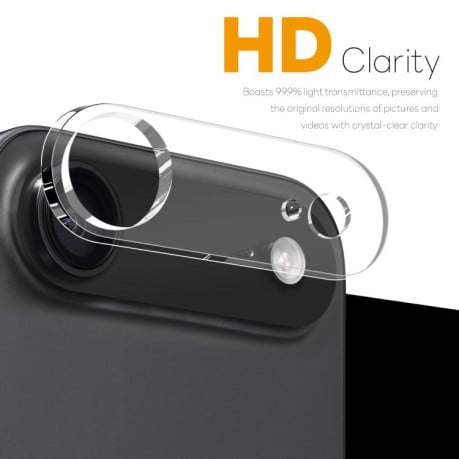 Защитное стекло на камеру NORTHJO Camera Lens Protector 3D HD Tempered Glass на iPhone Air - прозрачное