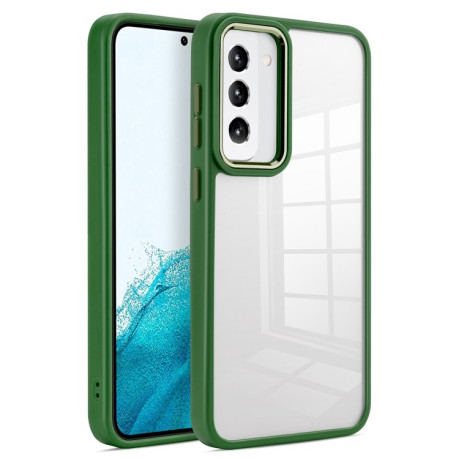 Протиударний чохол Clear Acrylic Soft для Samsung Galaxy S23 5G - зелений