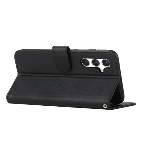 Чохол-книжка Stitching Calf Texture для Samsung Galaxy A56 5G - чорний