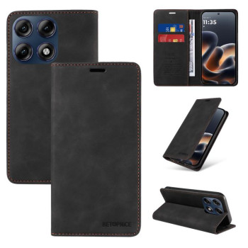 Чохол-книжка BETOPNICE Suction Anti-theft Leather на Motorola Edge 70 Pro 5G — чорний