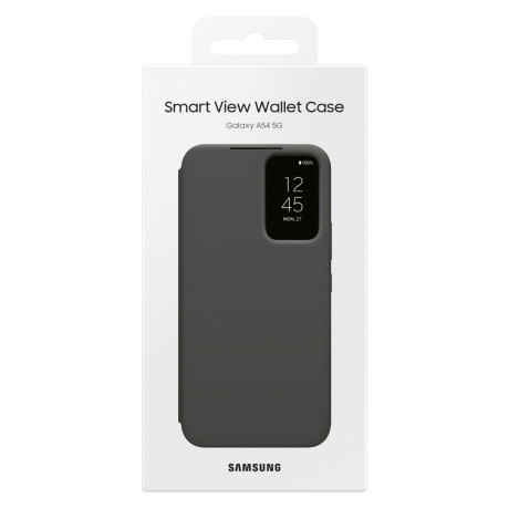 Оригінальний чохол-книжка Samsung Smart View Wallet Samsung Galaxy A54 5G - Black (EF-ZA546CBEGWW)