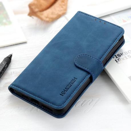 Чохол-книжка KHAZNEH Cowhide Texture на Xiaomi Redmi Note 14 4G 164.48mm - синій
