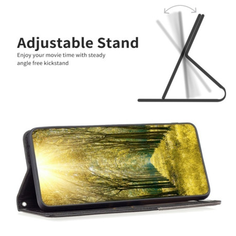 Чохол-книжка Rhombus Texture для Xiaomi Redmi Note 14 Pro 5G / Note 14 Pro+ 5G - чорний