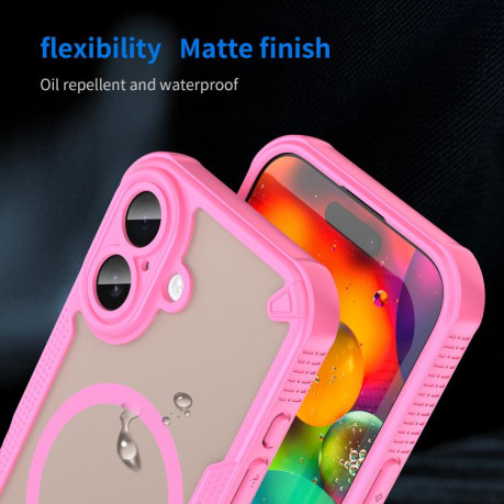 Чохол Armor Glaze з MagSafe Magnetic на iPhone 17 - рожевий