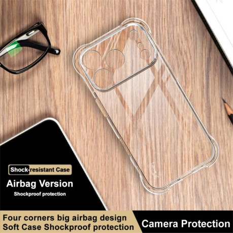 Чехол imak Shockproof Airbag для iPhone 17 Pro - прозрачный