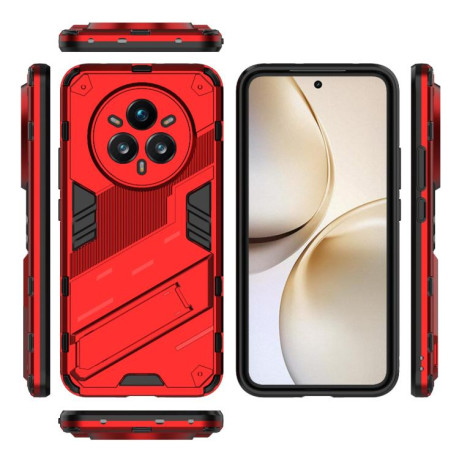 Противоударный чехол Punk Armor для Realme 14 Pro+ 5G - красный