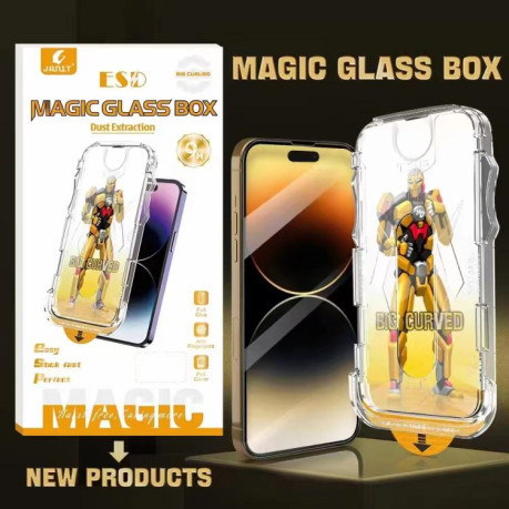 Защитное Стекло Easy Install Dust-proof Armor Tempered Glass для iPhone 16e - черное