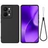 Силіконовий чохол Solid Color Liquid Silicone на Realme 15 Pro 5G — чорний