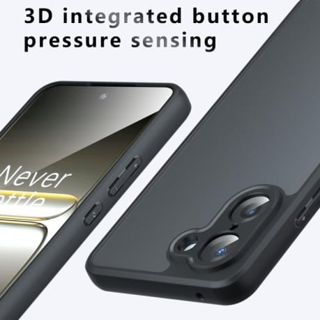 Чехол Armor Precise Hole гибрид на OnePlus Ace 5 Racing / Nord CE5 - черный