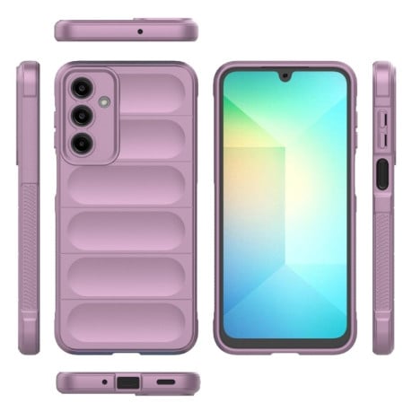 Силіконовий чохол Magic Flannel для Samsung Galaxy A16 5G - фіолетовий