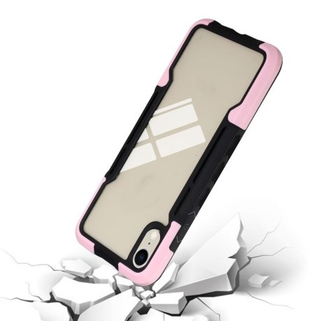 Чохол протиударний Acrylic 3 in 1 для iPhone XR - рожевий
