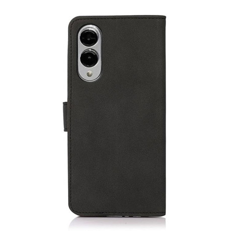 Чохол-книжка KHAZNEH Matte Texture для Samsung Galaxy S25 Edge 5G - чорний