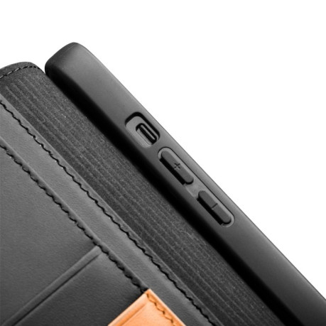 Кожаный чехол QIALINO Wallet Case для iPhone 14/13 - черный