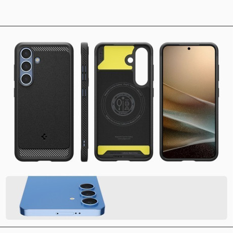 Оригінальний чохол Spigen Rugged Armor Mag MagSafe для Samsung Galaxy S25+Plus - Matte Black