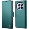 Чехол-книжка CaseMe 023 Butterfly Buckle Litchi Texture RFID Anti-theft Leather на Xiaomi Redmi Note 15 Pro 5G Global  — зелёный