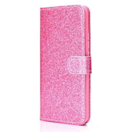 Чехол-книжка Glitter Powder на Samsung Galaxy A32 4G - розовый