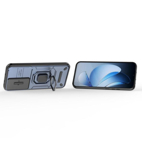 Протиударний чохол Sliding Camshield для OPPO Reno13 5G Global - синій