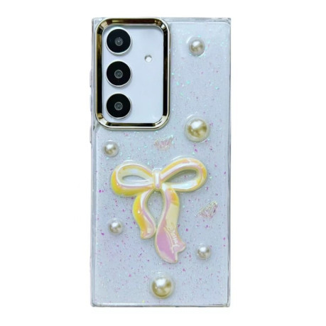 Протиударний чохол Pearl Bow Glitter Epoxy для Samsung Galaxy S24 FE 5G - Pearl Bow