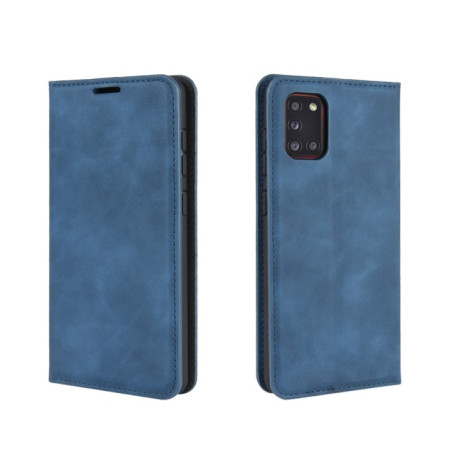 Чохол-книга Retro Skin Feel Business Magnetic Samsung Galaxy A31 - синій