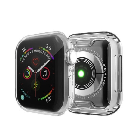 Силіконовий чохол (TPU) для Apple Watch Series 5/4 44mm-прозорий