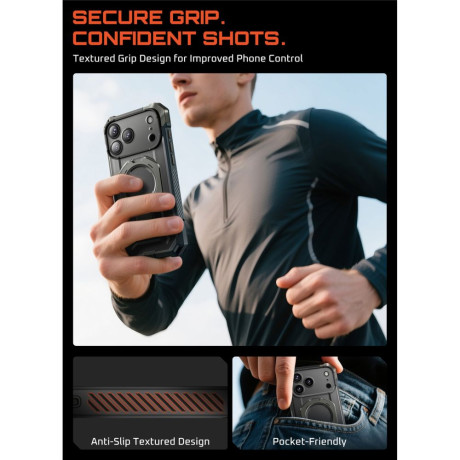 Оригінальний чохол Supcase UB Grip Mag з MagSafe на iPhone 17 Pro Max - Gray