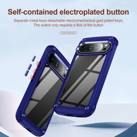 Противоударный чехол Lens Protection на Google Pixel 9 Pro XL - синий