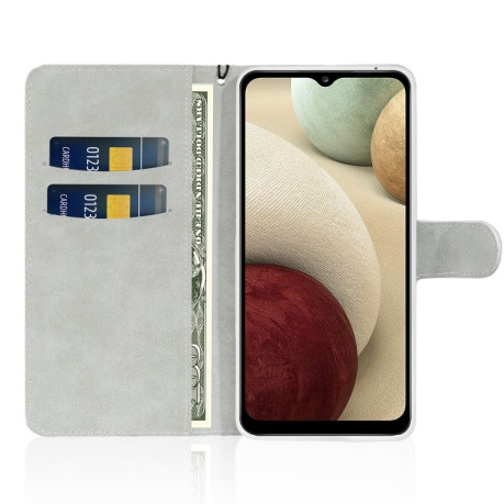 Чехол-книжка Glitter Powder для Samsung Galaxy M32/A22 4G - розовый