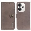 Чохол-книжка KHAZNEH Cowhide Texture на Xiaomi Poco F6 / Redmi Turbo 3 - хакі