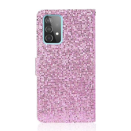 Чехол-книжка Powder Glitter для Samsung Galaxy A33 5G - розовый
