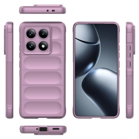 Силіконовий чохол Magic Flannel для Xiaomi 14T Pro 5G Global - фіолетовий