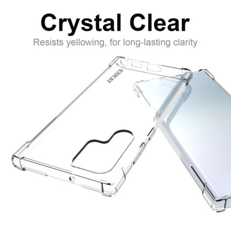 Противоударный чехол ENKAY Clear для Samsung Galaxy S22 Ultra 5G - прозрачный