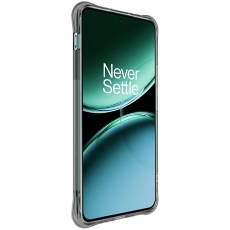 Силіконовий прозорий чохол imak Airbag із посиленими кутами на OnePlus Nord 4 - чорний