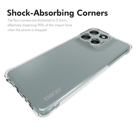 Прозрачный силиконовый чехол ENKAY Hat-Prince на Motorola Moto G86 Power 5G