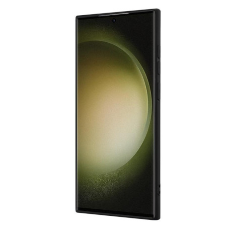 Противоударный чехол Matte with Ring Holder для Samsung Galaxy S25 Ultra 5G - серебристый