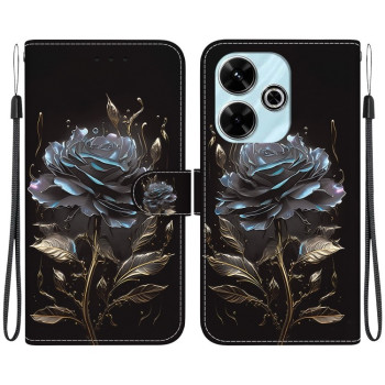 Чехол-книжка Colored Drawing Series на Xiaomi Redmi 13 4G - Rose