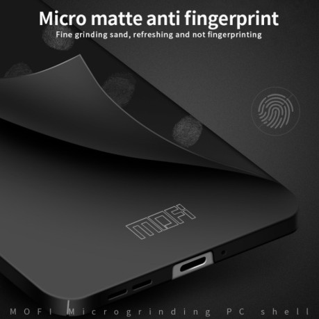 Ультратонкий чехол MOFI Frosted на OnePlus Ace 5G / 10R 5G - черный
