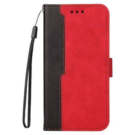 Чехол-книжка Business Stitching-Color для Xiaomi Redmi 10 - красный