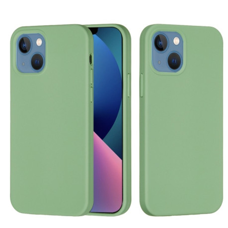 Силіконовий чохол Solid Color для iPhone 14 Plus - темно-зелений