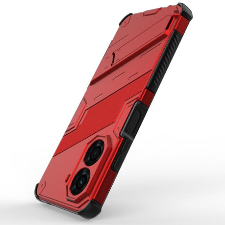 Противоударный чехол Punk Armor для Xiaomi Redmi A5 4G 171.1mm / Poco C71 5G - красный