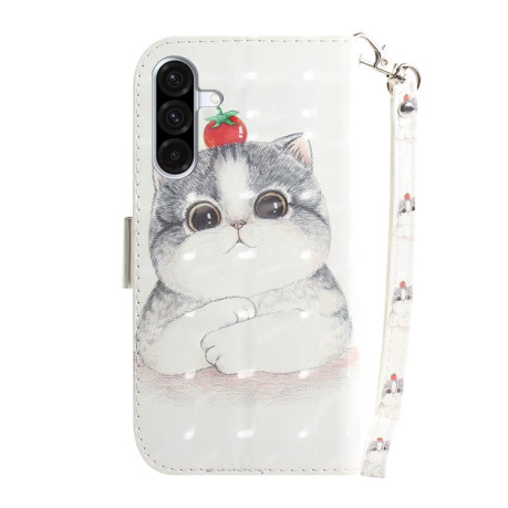Чохол-книжка 3D Colored Horizontal Flip Leather  для Samsung Galaxy A36 5G / A56 5G - Cat