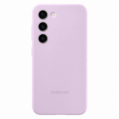 Оригінальний чохол Samsung Silicone Cover Rubber для Samsung Galaxy S23 - Lilac (EF-PS911TVEGWW)