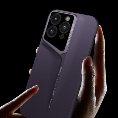 Ультратонкий чехол GKK Blade Ultra-thin Full Coverage для iPhone 16 Plus - золотой