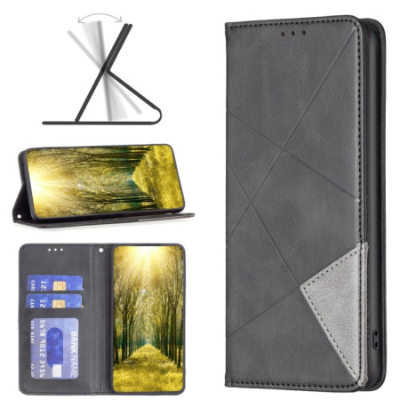 Чохол-книжка Rhombus Texture для Realme C53/C51 - чорний