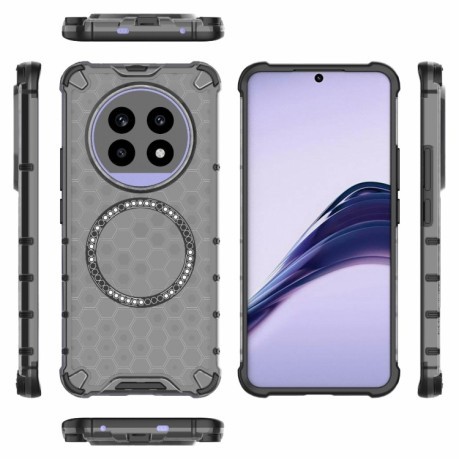 Протиударний чохол Honeycomb Magnetic Ring Shockproof Realme 13 Pro 5G Global - чорний