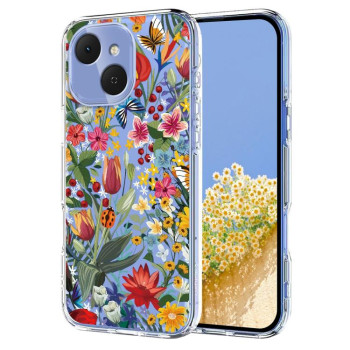 Силіконовий чохол Escase з квітковим малюнком на Tecno Spark 40C — з з ліліями