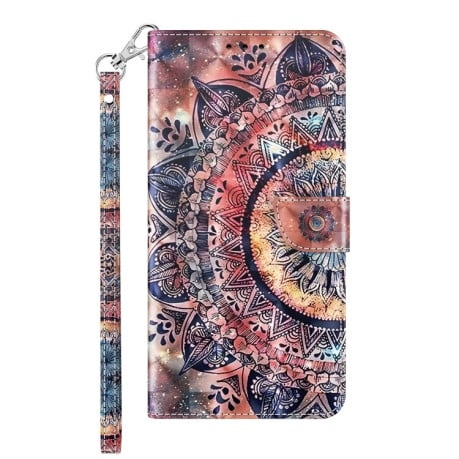 Чехол-книжка 3D Painting Leather для Samsung Galaxy A04s - Colorful Mandala