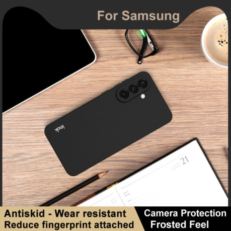 Противоударный чехол IMAK UC-3 Series Shockproof Frosted TPU на Samsung Galaxy A56 5G - черный