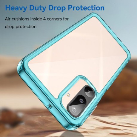 Противоударный чохол Colorful Acrylic Series для Samsung Galaxy M16 5G - синий