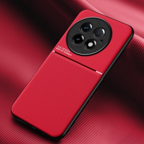 Протиударний чохол Tilt Strip Grain на OnePlus 13 - червоний